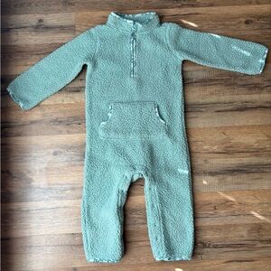 Carter's Turquoise Fleece Jumpsuit